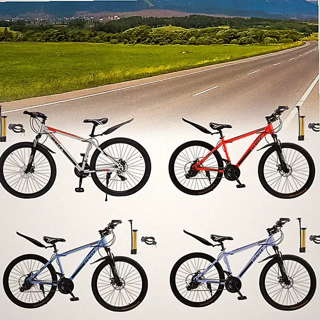 26" wheels 27 speed double disc brake mountain bike MTB for adults Blue #8