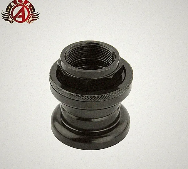 ALTA BMX Bicycle Threaded Steel Headset 1 Inch Black 21.1x32.5x27mm Bike Set.