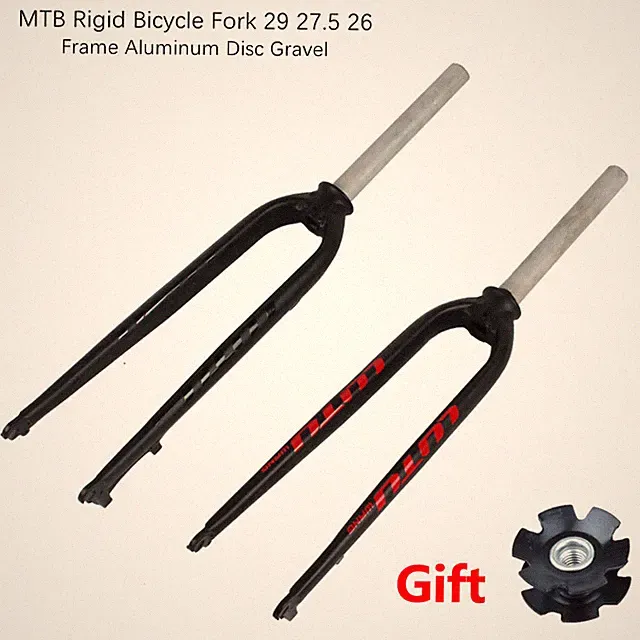 Bicycle Rigid Fork 29er 27 5 / 26er Aluminum Disc Gravel Mountain Bike Hard Fork