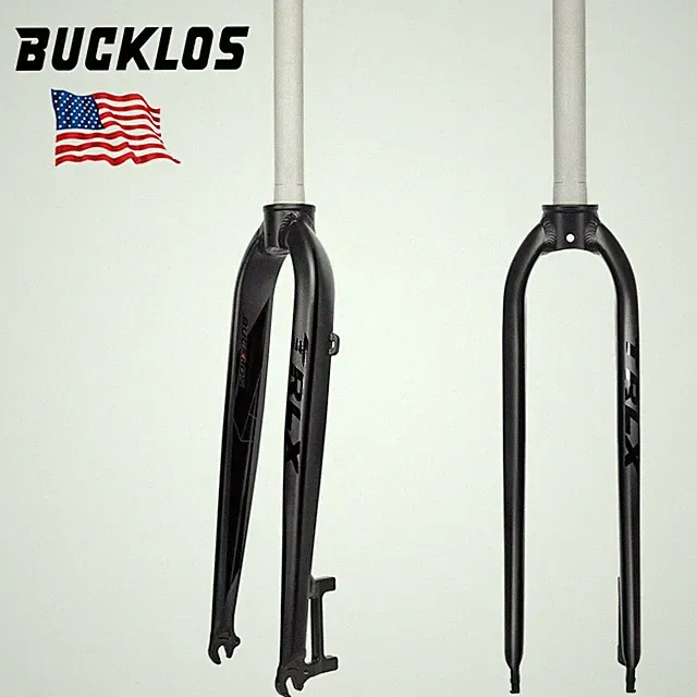 BUCKLOS 26/27.5/29 inch MTB Bike Rigid Front Fork Alu Disc Brake QR 9x100mm Fork