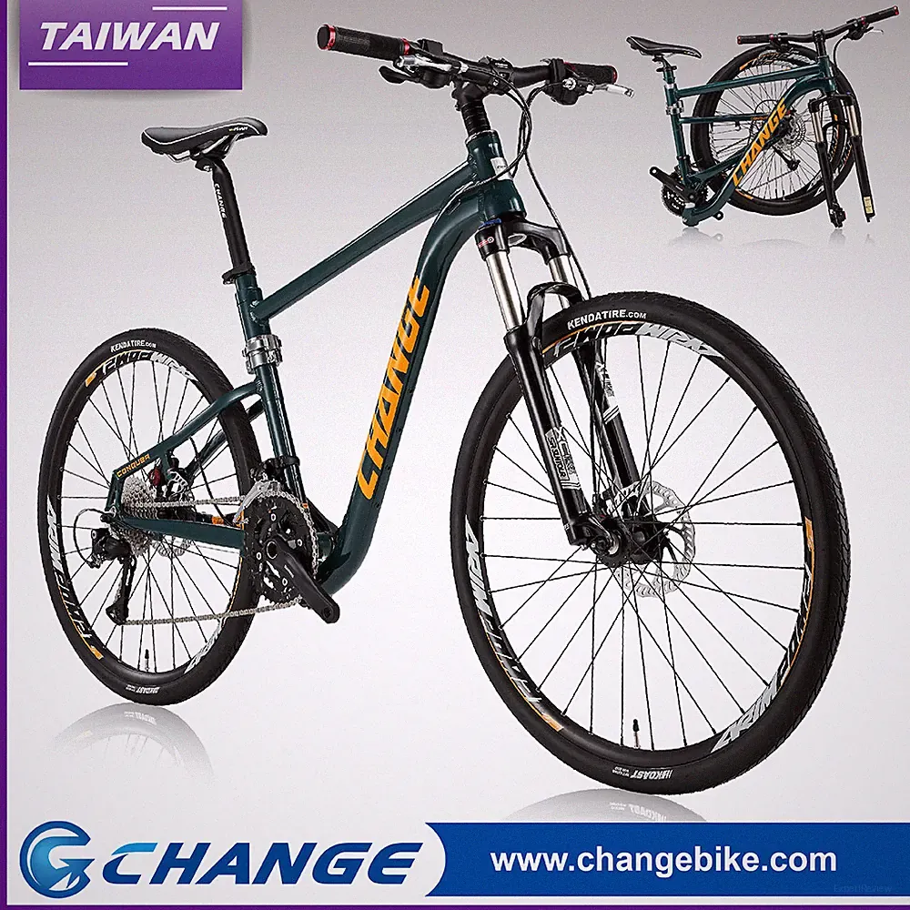 【CHANGE】Folding Bike 27.5 Mountain foldable bicycle Shimano 27S DF-809G Size 21"
