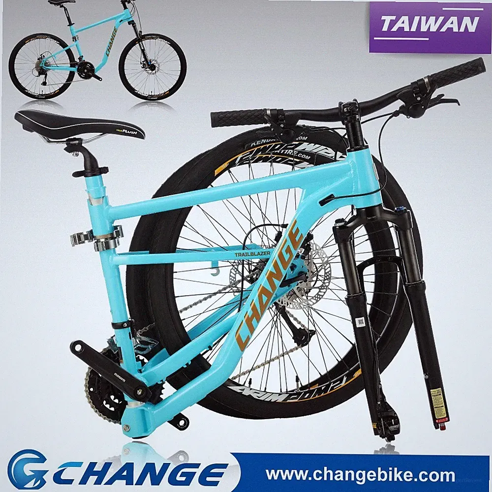Folding Bike 27.5" MTB Mountain Bicycle Lightweight Shimano 27S DF-909B Size 17"