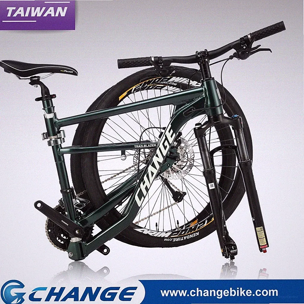 Folding Bike 27.5" MTB Mountain Bicycle Lightweight Shimano DF-909G Size 17"