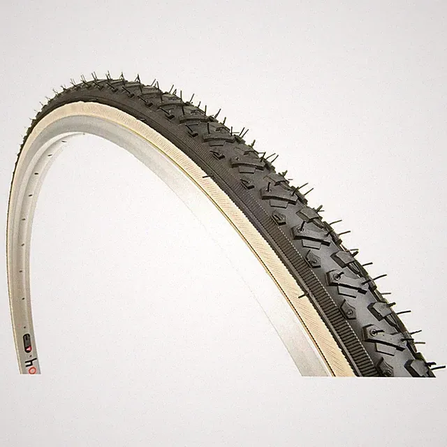 Kenda K161 Kross Cyclo Tire 27x1-3/8" Black/Tan Steel Bead Road Hybrid 27" Bike