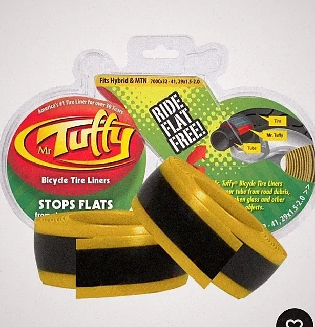 Mr Tuffy GOLD Bike Tire Liner/Tube Protection Fits 29ERS (1)Pair