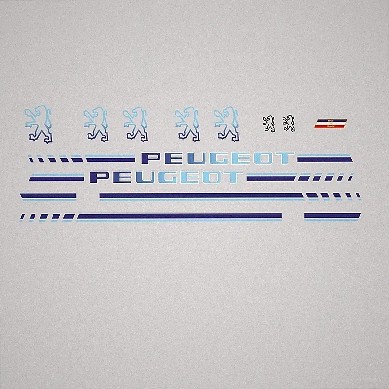 Peugeot Tandem Bicycle Frame Stickers - Decals - Transfers - n.27