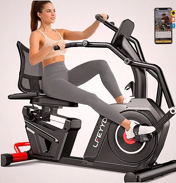 Recumbent Exercise Bike Stationary Recumbent Exercise Bike for Home Workout Bike