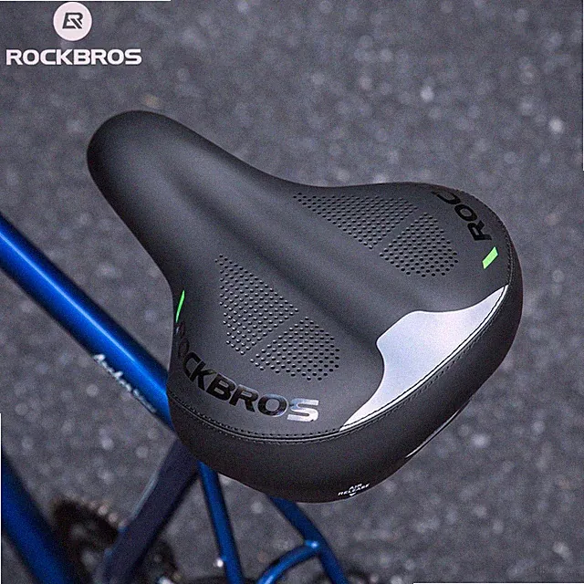 ROCKBROS Bicycle Inflatable Seat Cushion Saddle for Comfortable Shock Absorption