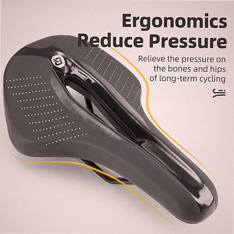 ROCKBROS Bike Seat Pick Cushion Bicycle Saddle Breathable Racing Cycling Comfort