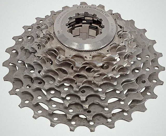 Shimano Dura-Ace CS-7800 10 Speed Road Bike Cassette 12-27T Titanium Vintage