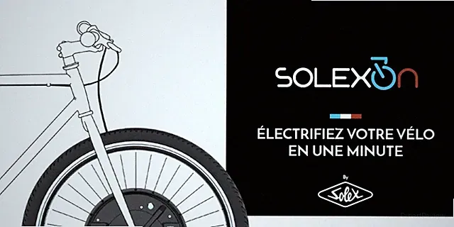 Solex Electric Bike Conversion Kit Electrified Wheel Installation 60s