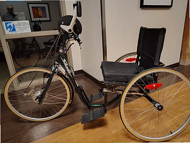 Sunrise Quickie Shadow Adaptive Hand Cycle Trike Recumbent Bike 3 Wheel 27 Speed
